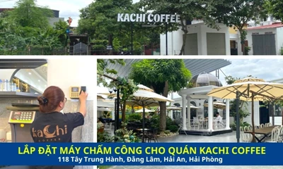 Lắp Máy Chấm Công Cho Quán Cafe KaChi 118 Tây Trung Hành, Quận Hải An